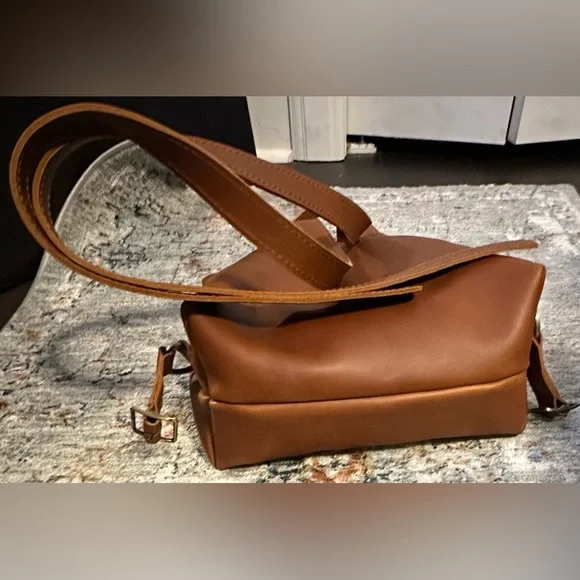 ‼️Never Used‼️🎸Portland Leather🎸🔥NWOT🔥’ALMOST PERFECT' LAPTOP BACKPACK in Honey - Picture 10 of 14